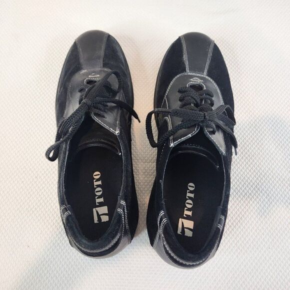 Toto Tall Men Shoes Elevator Height Increasing Black Suede Size 12 Adds 2.6\